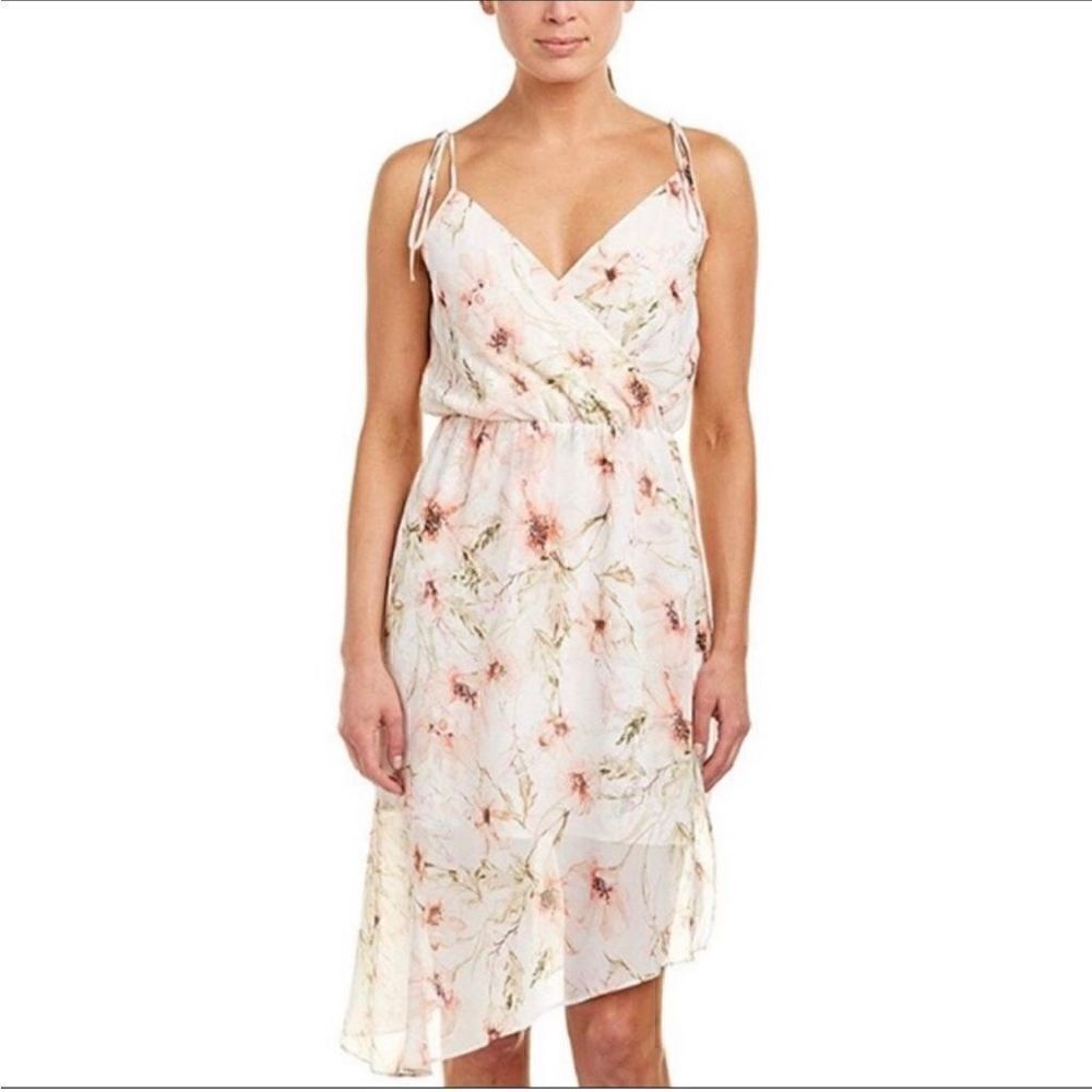 Haute Hippie Garden of Love Caitlyn Dress Floral Asymmetrical sz XS $425 MSRP